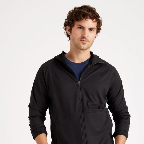 Quince Flowknit Performance Zip Hoodie