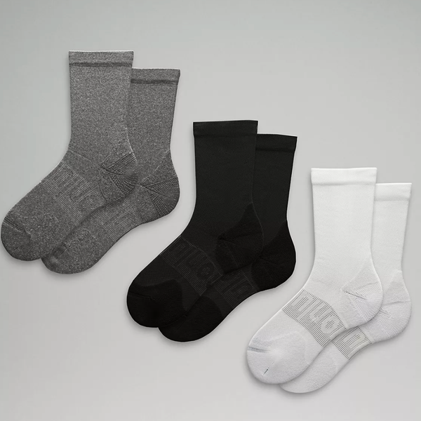 Lululemon Power Stride Crew Sock 3 Pack