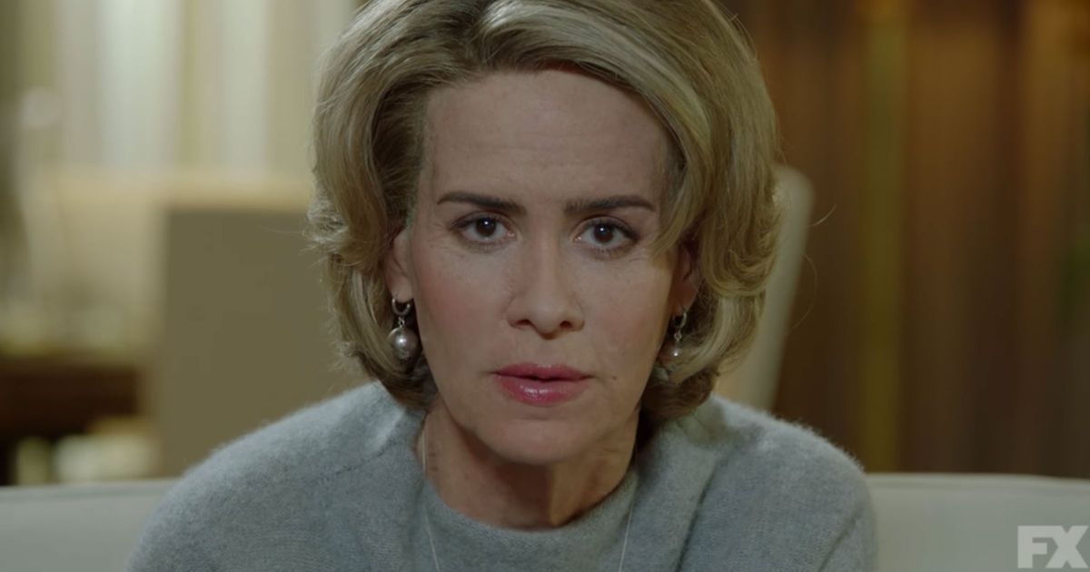 Watch Lana Winters Return in the American Horror Story Roanoke Finale Watch Lana Winters Return in the American Horror Story Roanoke Finale