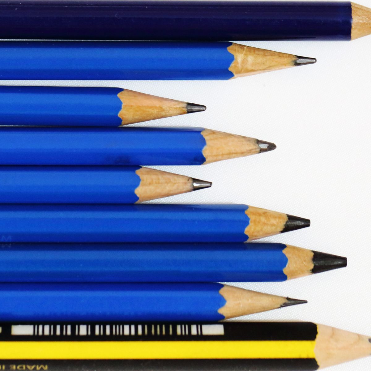 different kinds of pencils