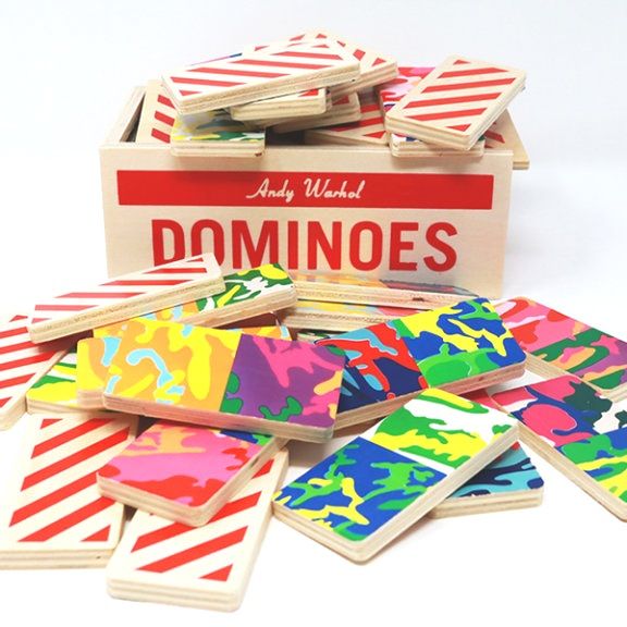 Andy Warhol Wooden Dominoes