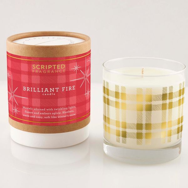 Scripted Fragrance Brilliant Fire Soy Candle