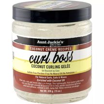 Aunt Jackie’s Coconut Creme Recipes Curl Boss Coconut Curling Gelee