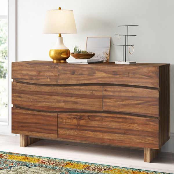 Mistana Hiram Solid Wood Dresser