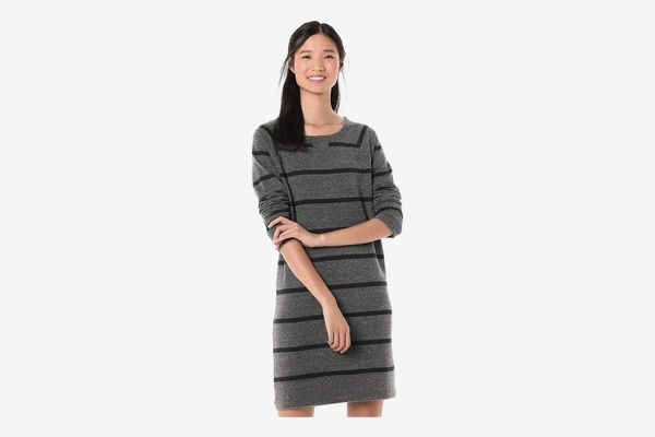 Goodthreads Women's Modal Fleece Popover Sweatshirt Dress