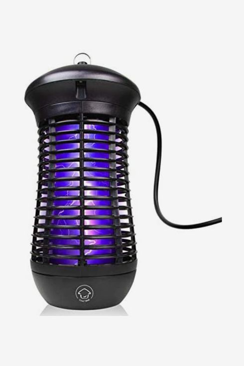 Electric Insects Zapper Commercial Residential Bug Zapper with Hook Catcher LED Trap Light Bulb ERTDDE Powerful Mosquito Trap Industrial Black Insects Killer Perfect for Home 