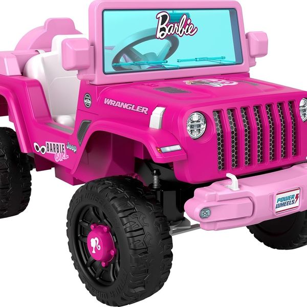 Power Wheels Barbie Jeep Wrangler Toddler Ride-On Toy