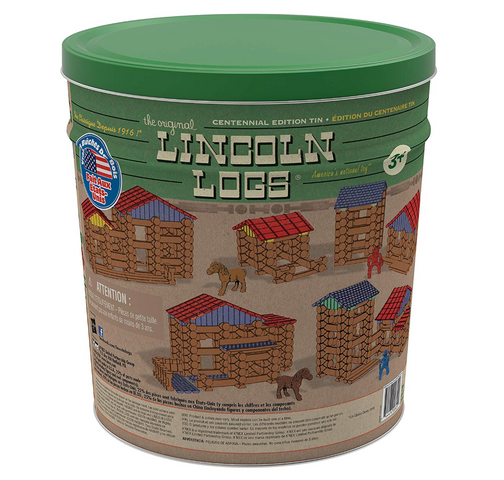 Lincoln Logs Centennial Edition Tin (Amazon Exclusive)