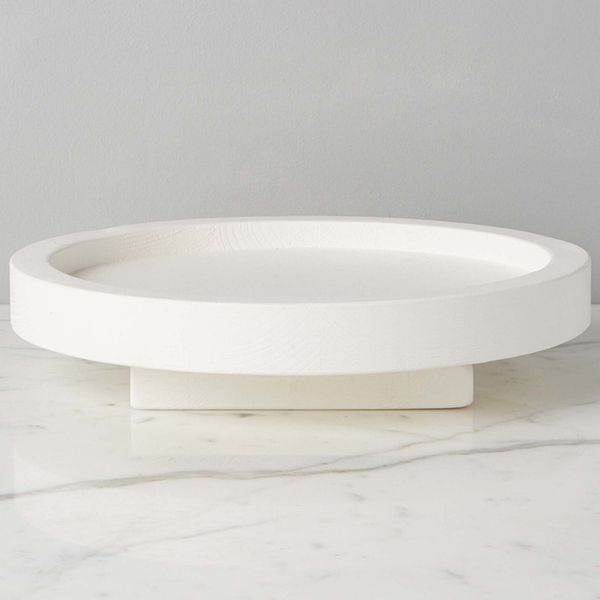 West Elm Bianca Wood Nesting Lazy Susan