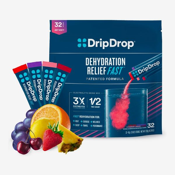 Paquetes de polvo de electrolitos de hidratación DripDrop