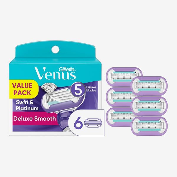 Gillette Venus Deluxe Smooth Swirl Razor Blade Refills for Women