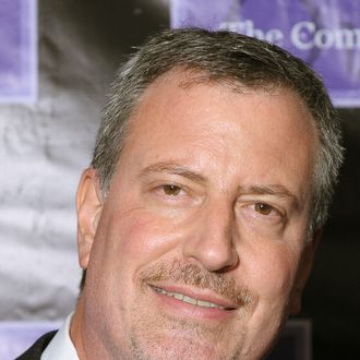 NYC Public Advocate Bill de Blasio attends The Common Good Cocktail Party at the Library Bar at the Paramount Hotel on August 3, 2011 in New York City. NEW YORK, NY - AUGUST 03: NYC Public Advocate Bill de Blasio attends The Common Good Cocktail Party at the Library Bar at the Paramount Hotel on August 3, 2011 in New York City. (Photo by Michael Loccisano/Getty Images)