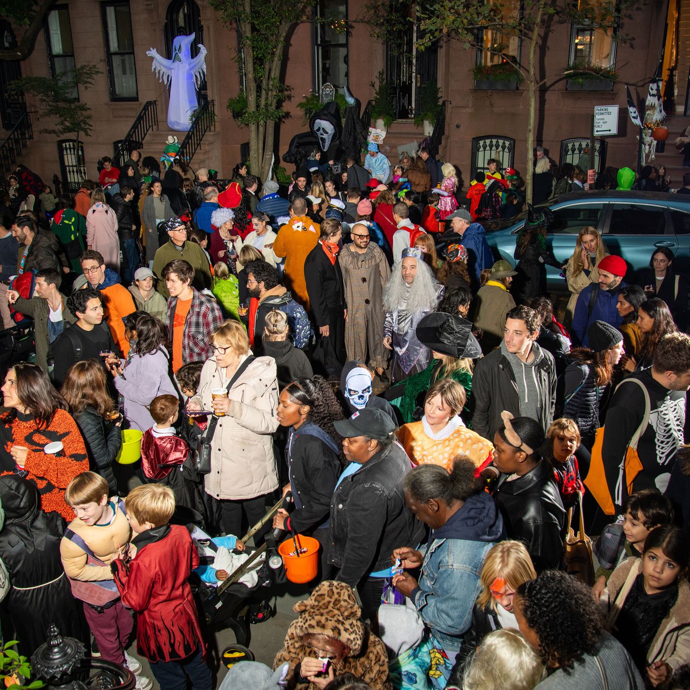 NYC's Best Halloween Block: Garden Place in Brooklyn Heights