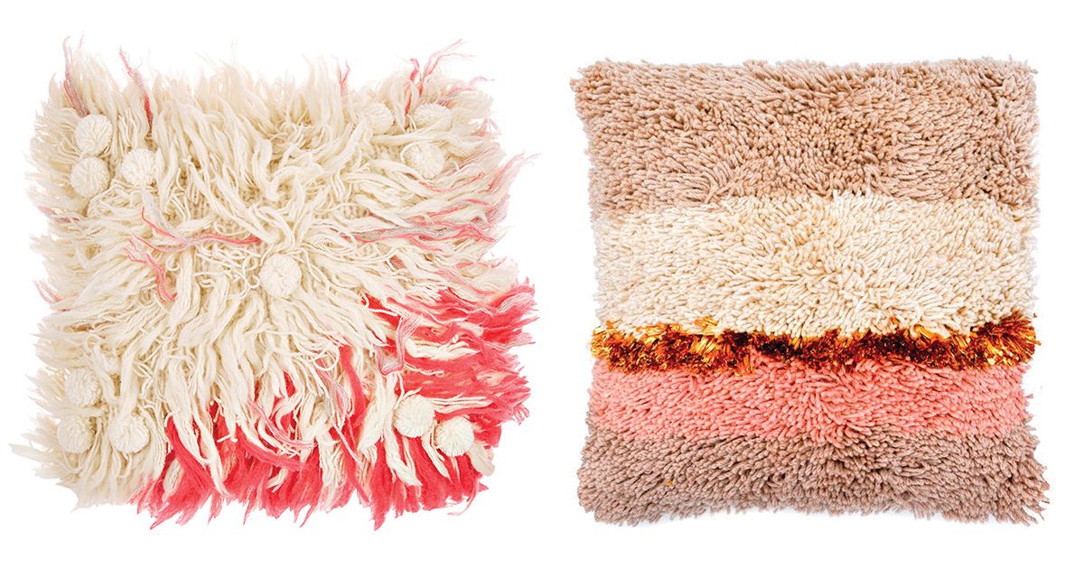 Fuzzy Throw Pillows, Upcycled Handbags, and More