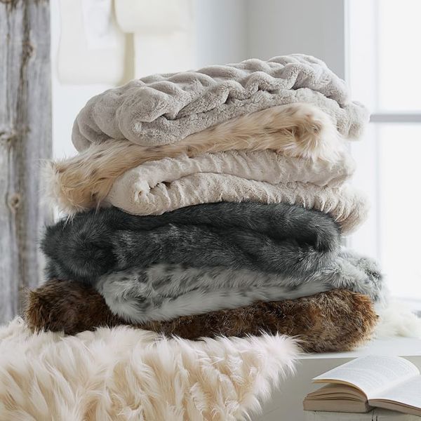 Faux-Fur Throw