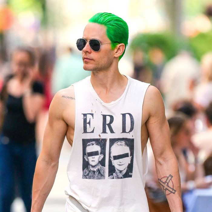 Jared Leto's Green Hair Tests the Limits of Our Love