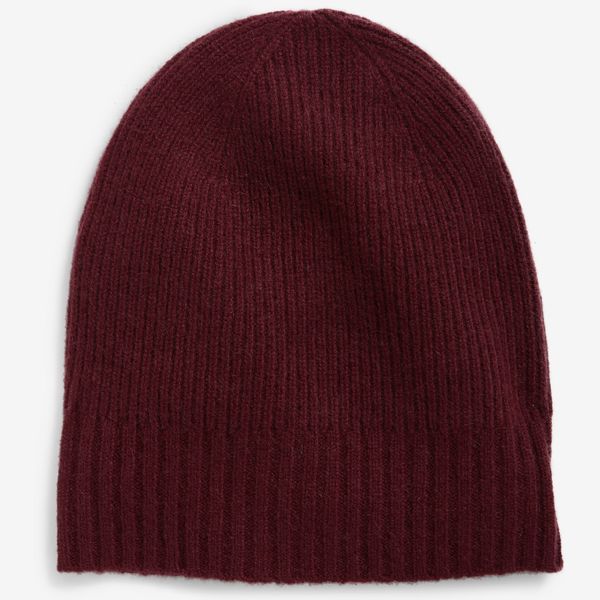 Nordstrom Rib-Cashmere Beanie