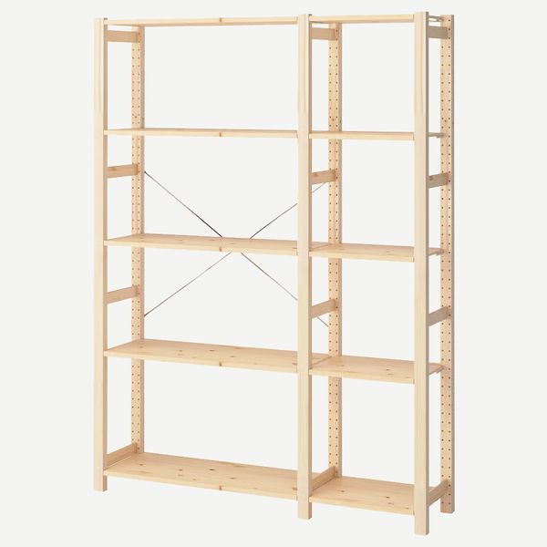 IKEA IVAR 2-Section Shelving Unit