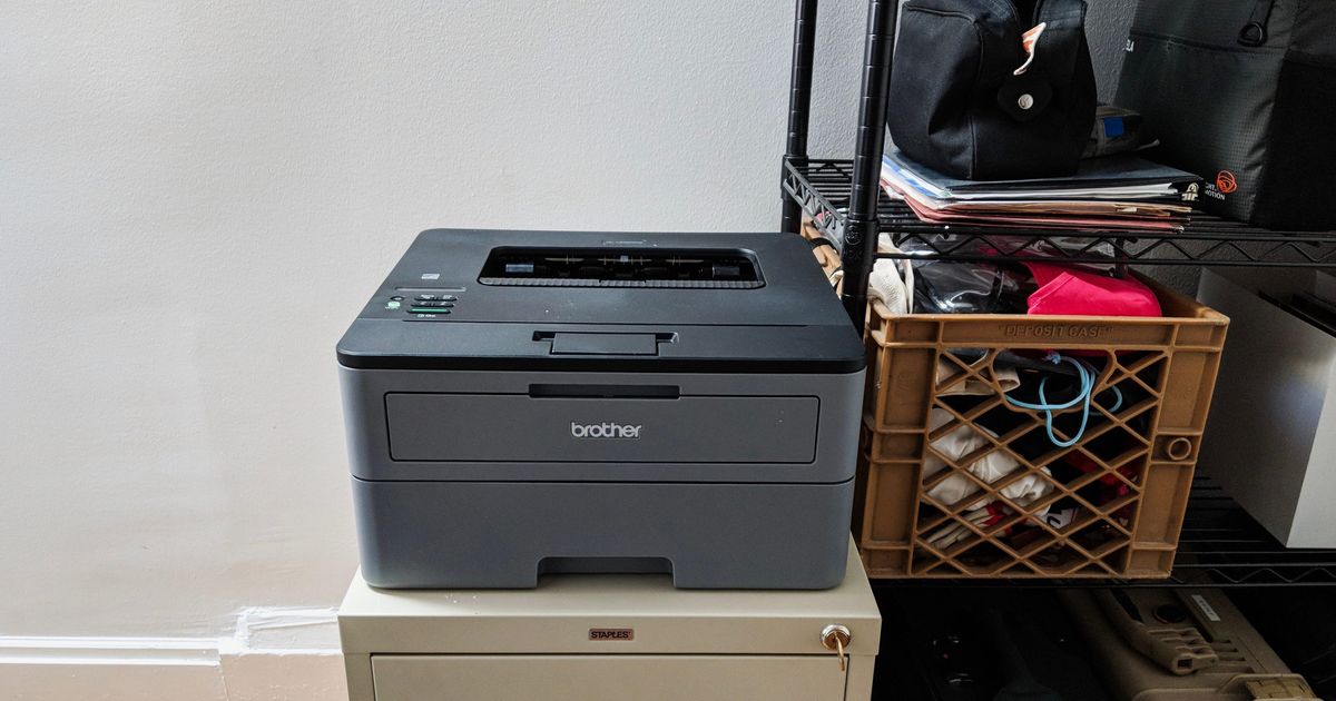  Brother Compact Monochrome Laser Printer, HLL2350DW