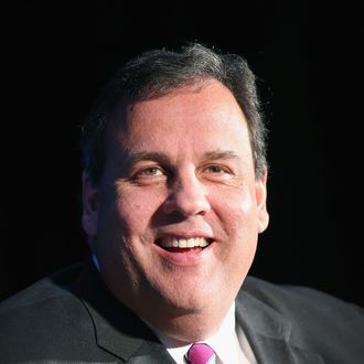 CHICAGO, IL - FEBRUARY 11: New Jersey Gov. Chris Christie speaks at a Economic Club of Chicago luncheon moderated by Greg Brown, Chairman & CEO of Motorola Solutions on February 11, 2014 in Chicago, Illinois. Christie is in Chicago to help raise money for the Republican Governors Association that he chairs (Photo by Scott Olson/Getty Images)