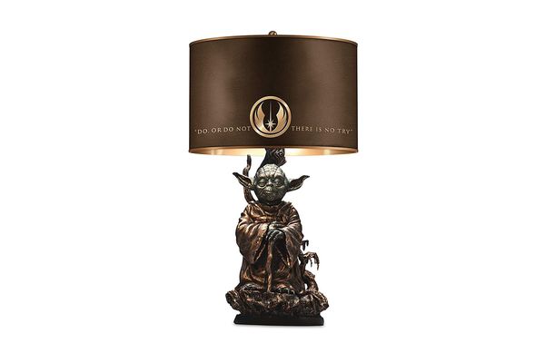 Bronze Yoda Lamp