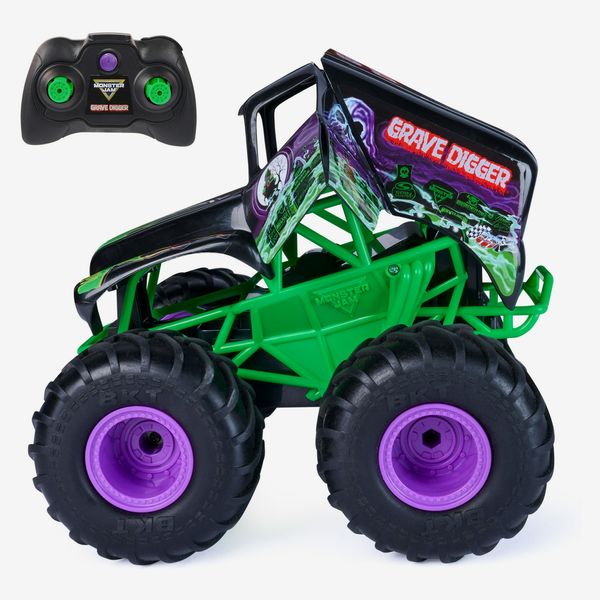 Monster Jam Smash & Bash Grave Digger Remote Control Vehicle