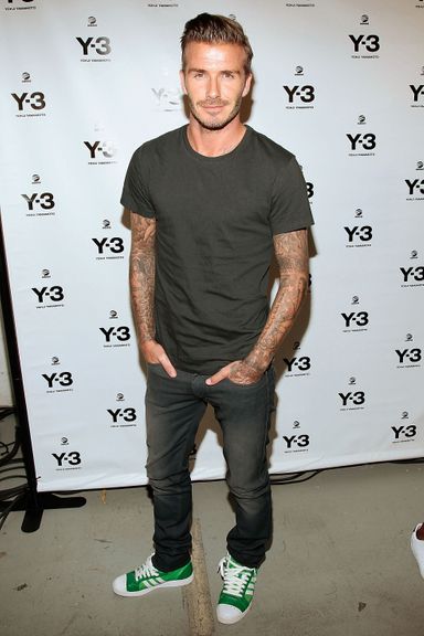 Fug Girls: David Beckham Elicits Shrieking, Mind-Losing at Y-3