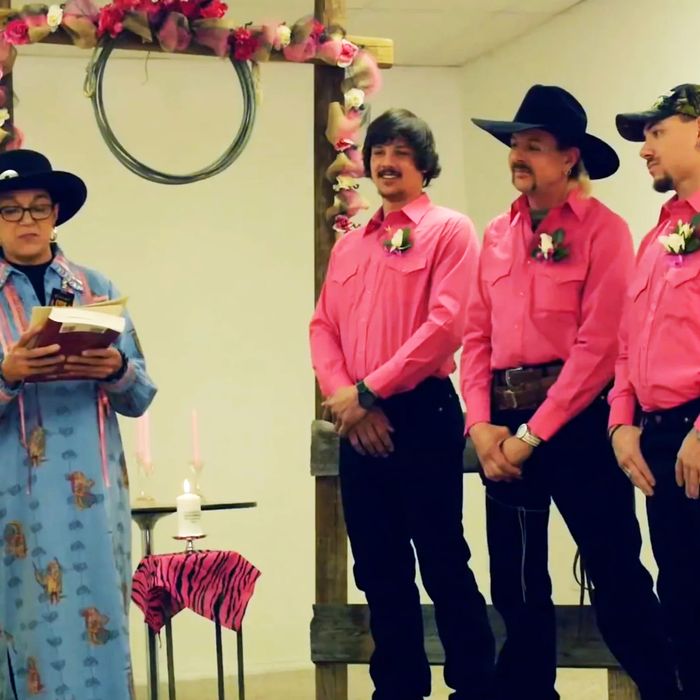 I Tracked Down Joe Exotic's Magnificent Pink Wedding Shirt | The Strategist