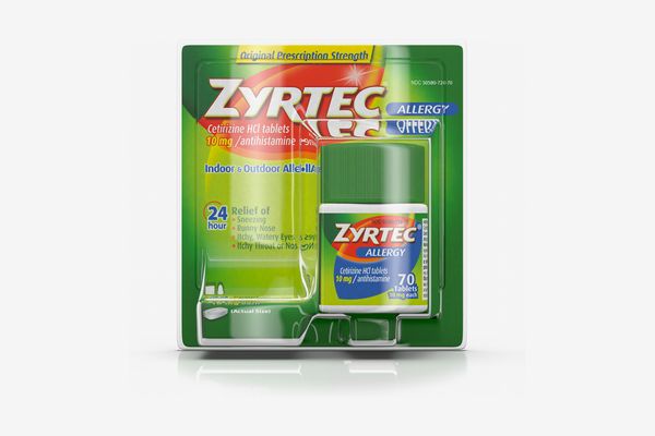 Zyrtec 24 Hour Allergy Relief Tablets with 10 mg Cetirizine HCl, 70 ct