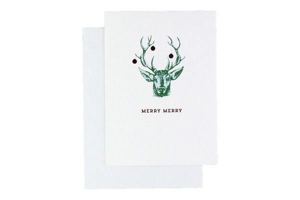 Hallmark Studio Ink Christmas Boxed Cards (Faux Deer Head)