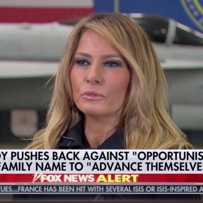 Melania Trump on Fox News.