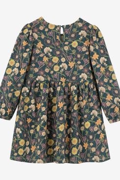 Peek Aren’t You Curious Kids Long Sleeve Floral Print Dress