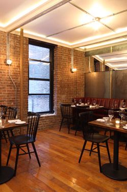 Seats 42 for dinner, plus room for 50 at the bar.