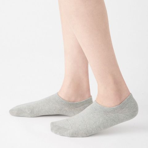 Muji Women Organic Cotton Right Angle Low Cut Sneaker-In Socks
