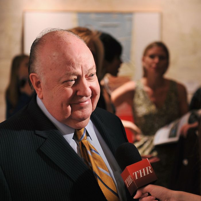 Roger Ailes, President of Fox News Channel attends the Hollywood Reporter celebration of 