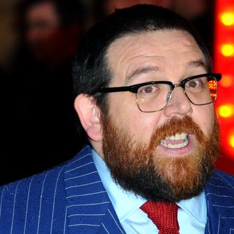 LONDON, ENGLAND - FEBRUARY 06: Nick Frost attends the World Premiere of 