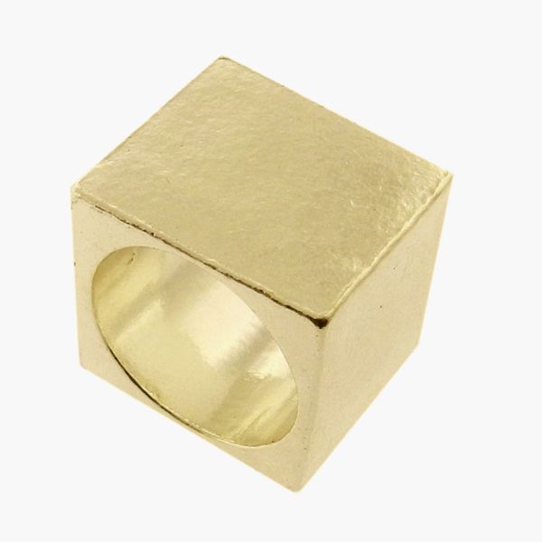 L. Jardim Cube Signet Ring