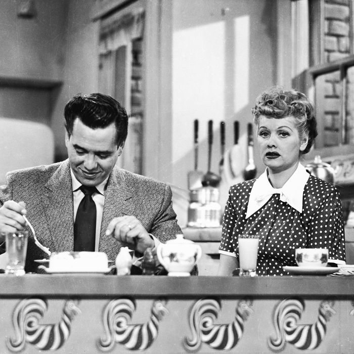On The Sitcom Kitchen Set