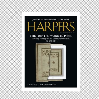 The October issue of Harper’s.