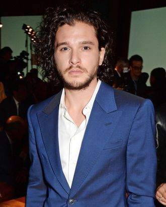 LONDON, ENGLAND - JUNE 16: Kit Harington attends the Jimmy Choo Men's Show Spring Summer 2015 during London Collections Men on June 16, 2014 in London, England. (Photo by David M. Benett/Getty Images for Jimmy Choo)