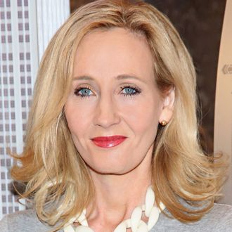 Author J.K. Rowling Visits The Empire State Building