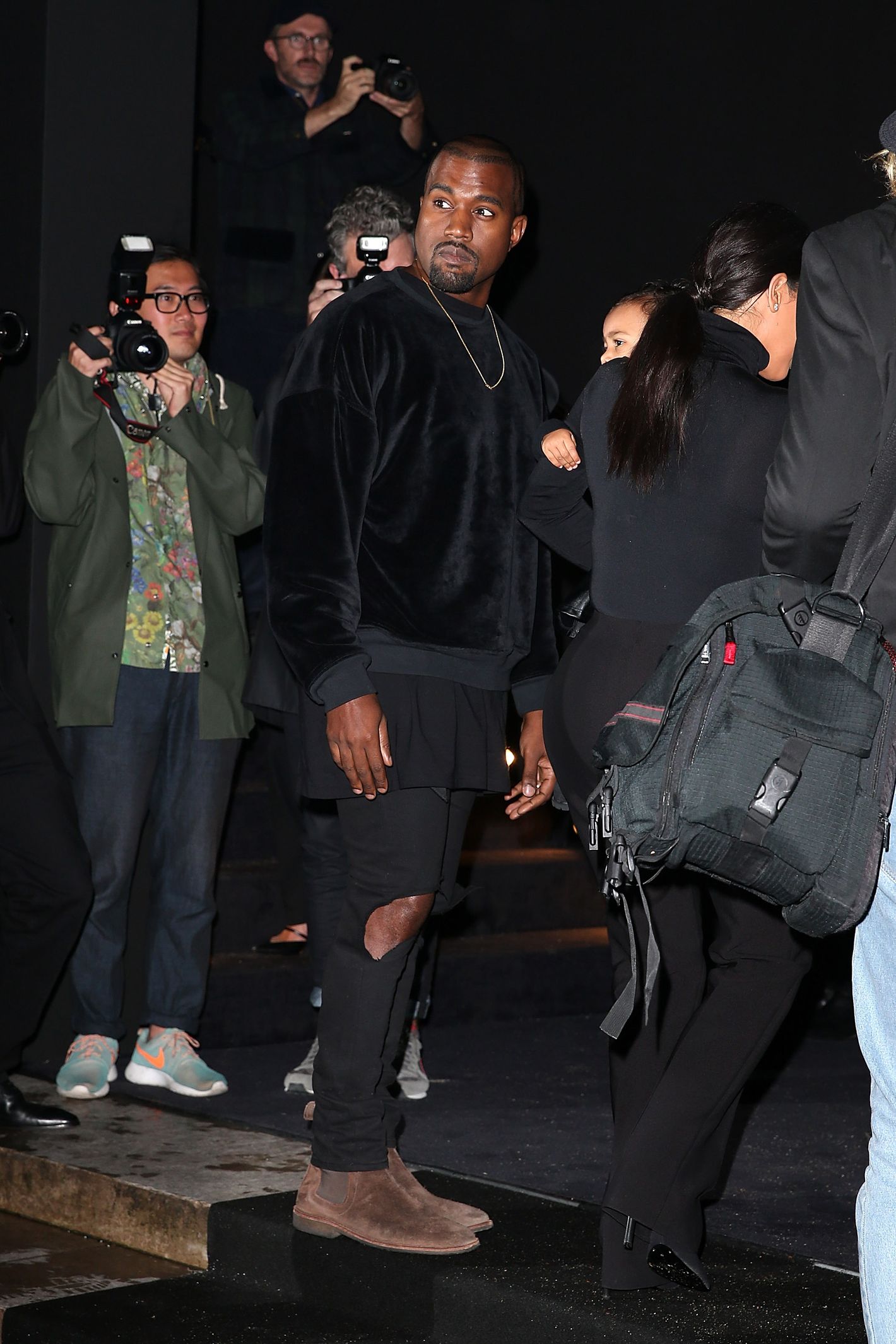 Are Kanye’s Knees Trying to Tell Us Something?