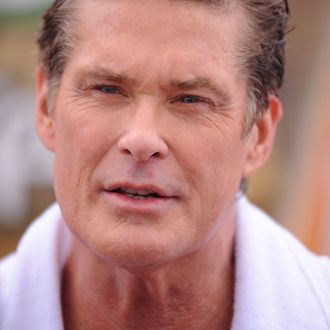 David Hasselhoff Patrols Main Beach