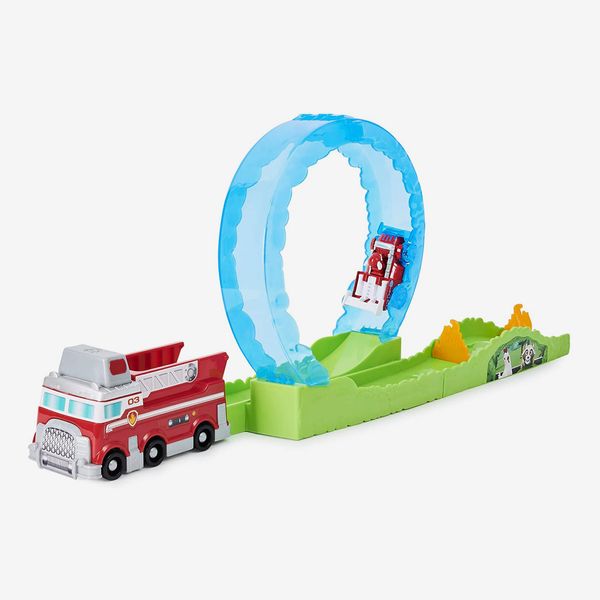 Paw Patrol, True Metal Ultimate Fire Rescue Track Set with Exclusive Marshall Die-Cast Vehicle