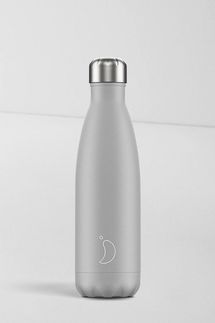 Chilly’s Light Grey 500ml Stainless Steel Water Bottle