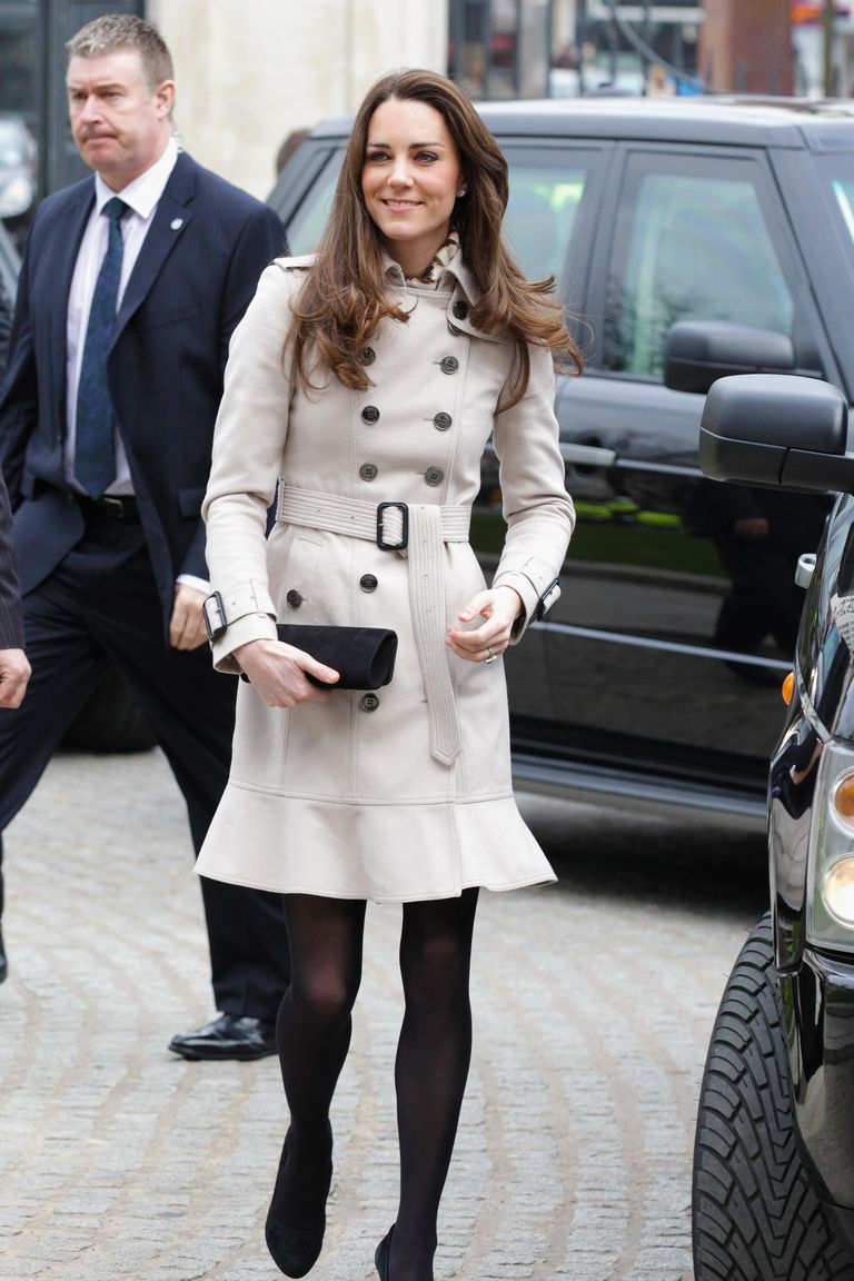 BELFAST, NORTHERN IRELAND - MARCH 08:  Kate Middleton arrives at City Hall on March 8, 2011 in Belfast, Northern Ireland. The Royal Couple are visiting Northern Ireland as part of a tour of the country that a couple of weeks ago took them to St Andrews University in Scotland and Anglesey in North Wales to launch a lifeboat. This day-long trip to Ireland has been kept top secret due to security issues. They will marry on the 29th April at Westminster Abbey in a much anticipated ceremony.  (Photo by Chris Jackson/Getty Images)