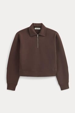 Everlane Luxe Fleece Zip Polo