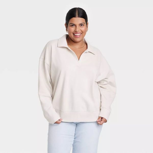 Ava & Viv Women's Plus Size Fleece Sweatshirt