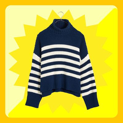 Madewell Wide Rib Turtleneck Sweater | The Strategist