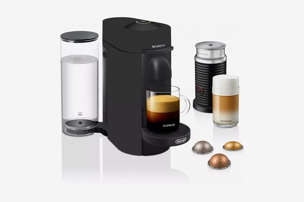 Nespresso VertuoPlus Coffee & Espresso Maker by De’Longhi with Aeroccino Milk Frother